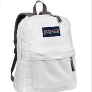White Jansport Backpack